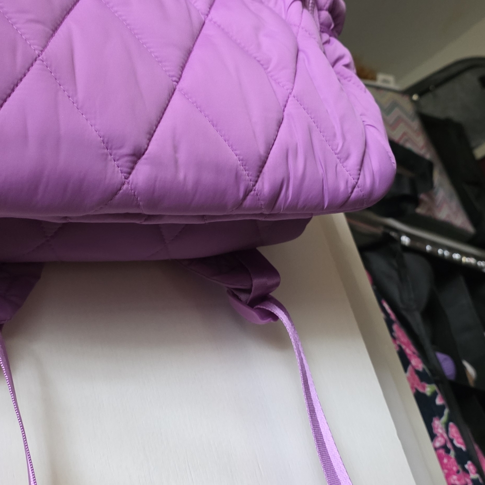 Vera Bradley Featherweight Large Bancroft Backpack in Iris Orchid - Picture 5 of 16